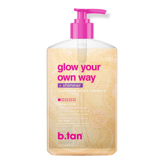 Autobronceador intensidad leve con brillo: Glow your own Way ✨ Shimmer
